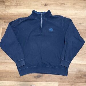 Vintage Monterey Peninsula Country Club 1/4 Zip Sweatshirt Men’s XL Navy Blue